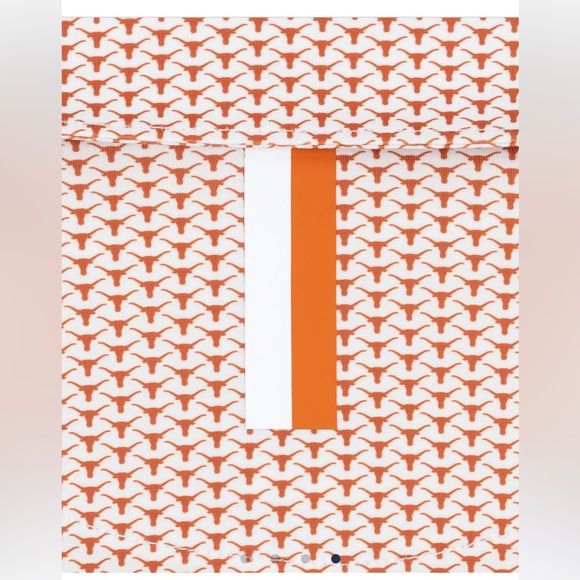 Rhoback Men's University of Texas UT Longhorn Patterned Short Sleeve Polo Large - Picture 6 of 7